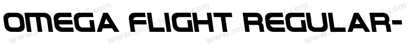 Omega Flight Regular字体转换